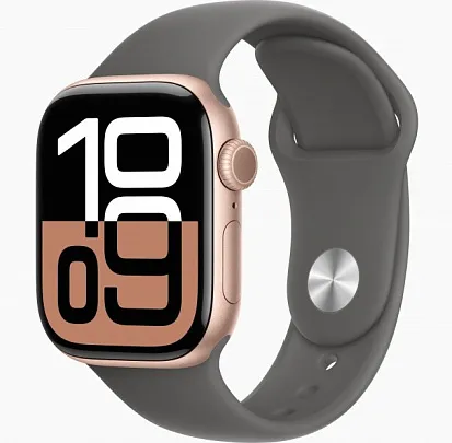 Apple Watch Series 10 (46mm) Rose Gold Aluminum with Sport Band
