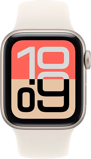 Apple Watch SE 2025 (Gen 3) 40mm Starlight with Starlight Sport Band