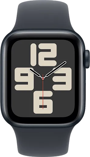 Apple Watch SE 2024 (Gen 2) 44mm Midnight with Sport Band Midnight