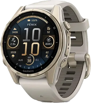 Умные часы Garmin Fenix 8 43mm (Sapphire Soft Gold)