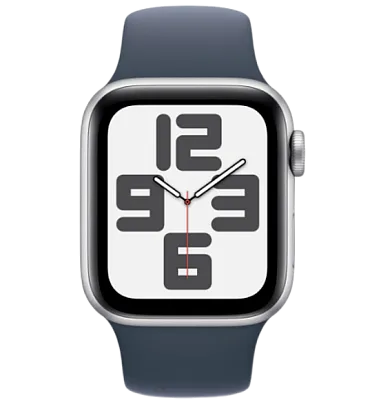 Apple Watch SE 2 44mm Silver with Blue Sport Band (Бывший в употреблении)