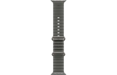 Часы Apple Watch Ultra 4 49mm Titanium Natural Ocean Band (Translucent Black)