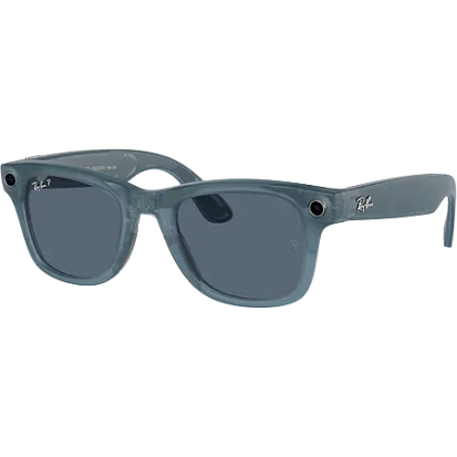 Камера-очки Ray Ban Stories Wayfarer RW4006 (Matte Jeans/Dusty Blue)