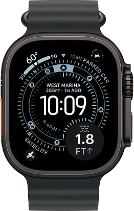 Часы Apple Watch Ultra 3 49mm Titanium Black (Ocean Band Black) M/L