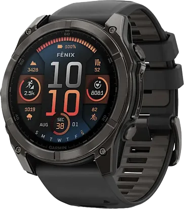 Умные часы Garmin Fenix 8 51mm Sapphire Carbon Gray (DLC Titanium)