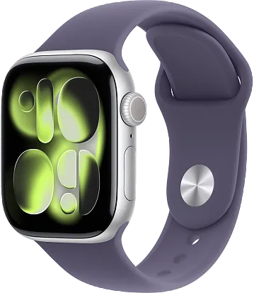 Часы Apple Watch Series 11  42mm Silver (Sport Band Purple Fog) M/L