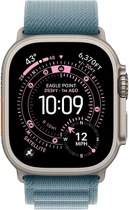 Часы Apple Watch Ultra 3 49mm Titanium Natural (Alpine Loop Light Blue) M/L