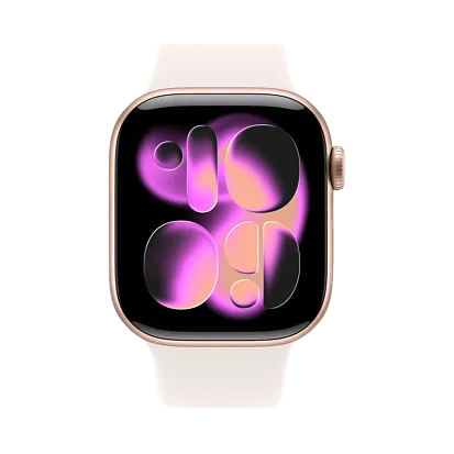 Часы Apple Watch Series 11 42mm Rose Gold (Sport Band Light Blush) S/M