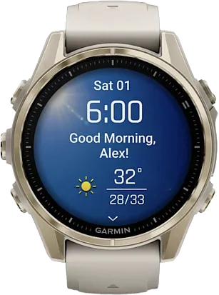 Умные часы Garmin Fenix 8 43mm (Sapphire Soft Gold)