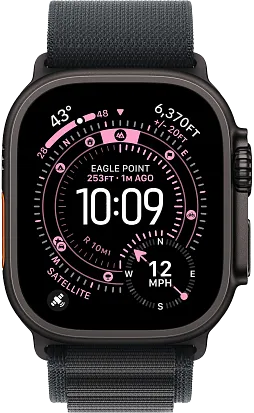 Часы Apple Watch Ultra 3 49mm Titanium Black (Alpine Loop Black) S/M