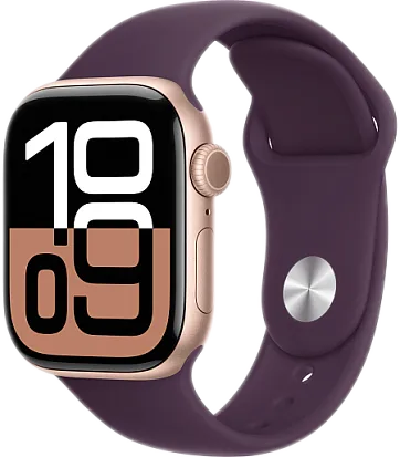 Apple Watch Series 10 (46mm) Rose Gold Aluminum with Sport Band
