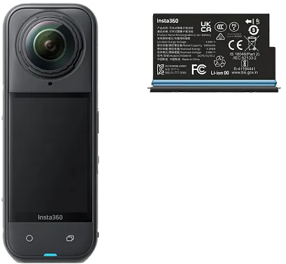 Экшн-камера Insta360 X5 (Midnight Black) Standard Bundle