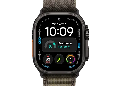 Часы Apple Watch Ultra 4 49mm Titanium Black Alpine Loop (Dark Olive) Medium