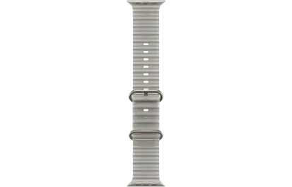 Часы Apple Watch Ultra 4 49mm Titanium Natural Ocean Band (Translucent Gray)