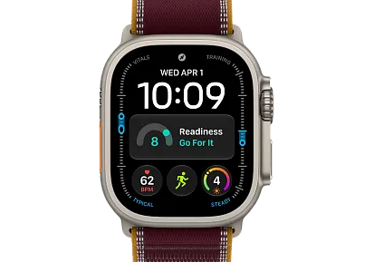 Часы Apple Watch Ultra 4 49mm Titanium Natural Trail Loop (Burgundy) M/L