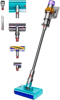 Беспроводной пылесос Dyson V15s Detect Submarine (Yellow/Nickel)