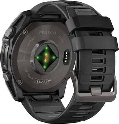 Умные часы Garmin Fenix 8 51mm Sapphire Carbon Gray (DLC Titanium)