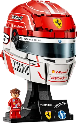 LEGO Formula 1 Ferrari Leclerc Helmet