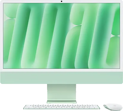 Моноблок Apple iMac 24" (M4, 10C CPU, 10C GPU) 16/512GB Green (MWV03)