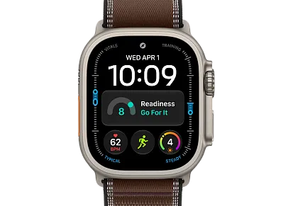 Часы Apple Watch Ultra 4 49mm Titanium Natural Trail Loop (Dark Umber) M/L
