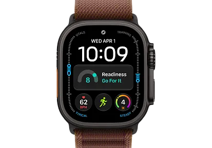 Часы Apple Watch Ultra 4 49mm Titanium Black Alpine Loop (Burgundy) Large