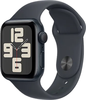 Apple Watch SE 2024 (Gen 2) 44mm Midnight with Sport Band Midnight