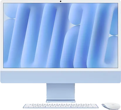 Моноблок Apple iMac 24" (M4, 10C CPU, 10C GPU) 16/256GB Blue (MWV13)