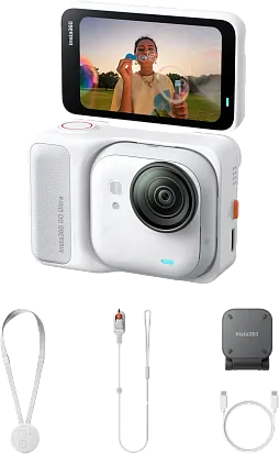 Экшн-камера Insta360 GO Ultra (Arctic White) Standard Bundle