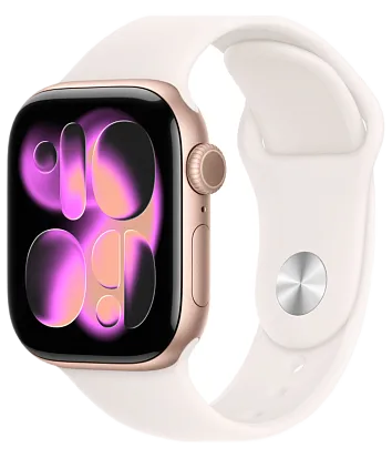 Часы Apple Watch Series 11 42mm Rose Gold (Sport Band Light Blush) S/M
