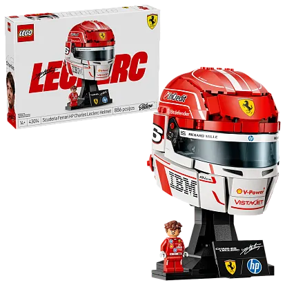 LEGO Formula 1 Ferrari Leclerc Helmet