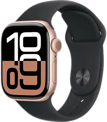 Apple Watch Series 10 (46mm) Rose Gold Aluminum with Sport Band