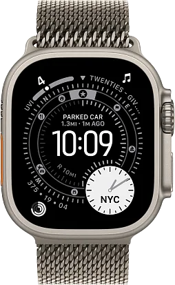 Часы Apple Watch Ultra 3 49mm Titanium Natural (Titanium Milanese Loop) M/L