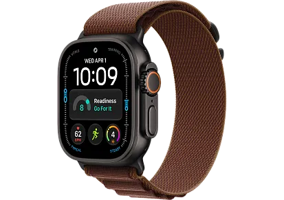 Часы Apple Watch Ultra 4 49mm Titanium Black Alpine Loop (Burgundy) Large