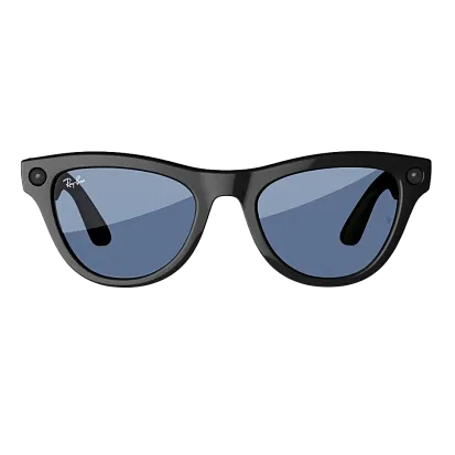 Камера-очки  Ray Ban Meta Skyler RW4010 (Gen1) (Shine Black/Transitions Cerulean Blue) (M)