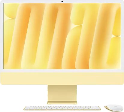 Моноблок Apple iMac 24" (M4, 10C CPU, 10C GPU) 16/256GB Yellow (MWUW3)