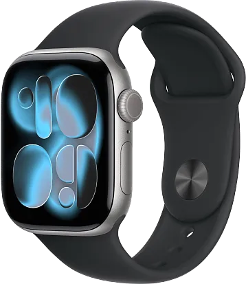 Часы Apple Watch Series 11  46mm Space Gray (Sport Band Black) M/L